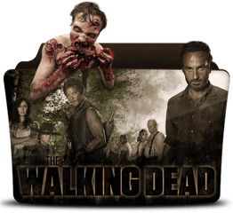 The Walking Dead X Folder Free Icon - Walking Dead Series Folder Icon Png