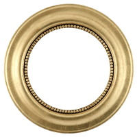 Golden Round Frame Transparent Background - Free PNG