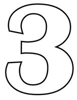 3 Number Download HQ - Free PNG