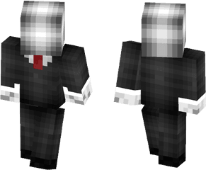 Download Slenderman Minecraft Skin For Free Superminecraftskins - Man In Suit Minecraft Skin Png