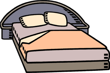 Clipart Clip Art Pictures Graphics - Bed Cartoon Png