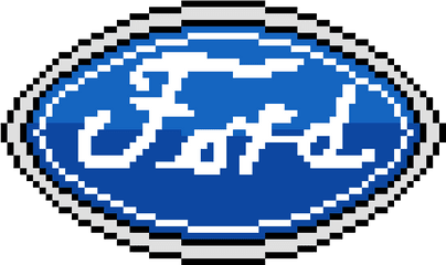 Pixilart - Ford Logo By Pixelgenius Circle Png