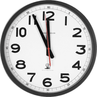 Wall Time Black Clock Free Clipart HQ - Free PNG