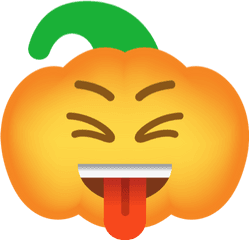 Pumpkin Halloween Emoji Sticker - Happy Png