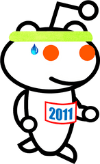 Running - Reddit Snoo Png