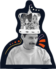 A Tribute To Freddie Mercury - Freddie Mercury Gif Png