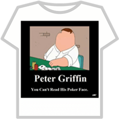 Peter - Peter Griffin Poker Face Png