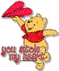 Top Winnie The Pooh Stickers For Android U0026 Ios Gfycat - You Have Stolen My Heart Gif Png