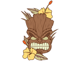 Tiki Plant Birthday Drawing Flower Download HQ PNG