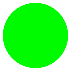 Circle Drawing - Green And Red Circle Png