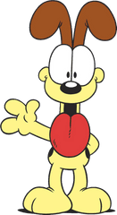 Download Hd The Animal Characters - Odie Garfield Png