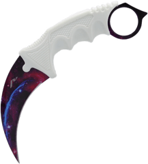 Download White Galaxy Karambit - Galaxy Karambit Training Knife Png