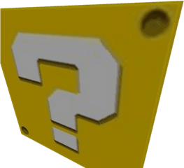 Super Mario Coin Block - Roblox Plastic Png