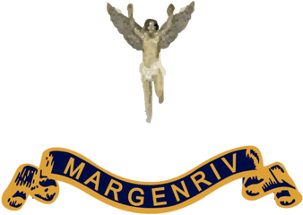 Margenriv Angel With Ribbon Logo Brands Of The World - Illustration Png