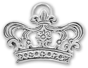 Download Hd Silver Crown Png - Motif