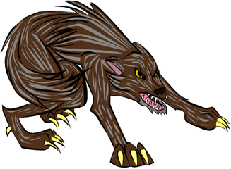 Fenrir Drawing Bound Transparent Png - Illustration