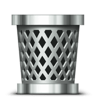 Bin Trash Silver Free Download Image - Free PNG