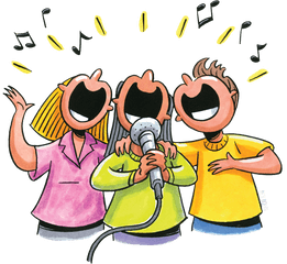 Singing Png Hd - Singers Clipart