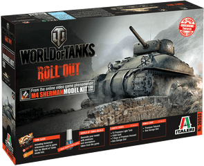 Warships Italeri Model Kits - M4 Sherman World Of Tanks Png