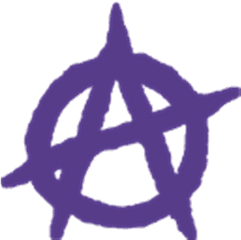 Light Purple Anarchy Logo - Purple Anarchy Symbol Png