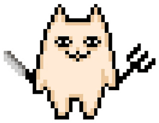 Pixel Cat Sticker Package For Telegram - Pixel Cat Telegram Png