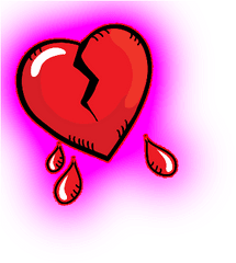 Broken Heart Tattoo - Emoji De Corazon Roto Sangrando Png