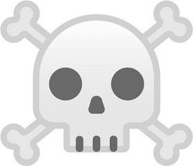 Skull And Crossbones Emoji - Malcolm Martin Memorial Park Png