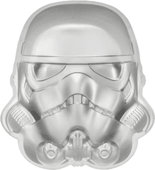 Stormtrooper Helmet - Helmet Stormtrooper Silver Coin Png