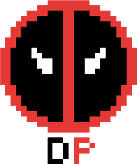 Download Deadpool Logo - Logo De Deadpool Pixel Art Full Deadpool Logo Pixel Art Png