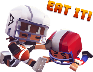 Download Marshawn Lynch Blocky Football - Sports Png