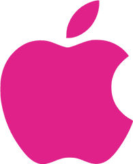 Barbie Pink Apple Icon - Pink Apple Logo Png