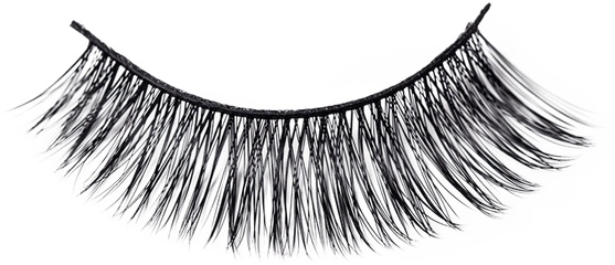 Mink Lashes - Fake Eyelashes Facing Up Png