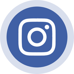 Blue Circled Instagram Logo Png Image - Instagram Logo Blue Png