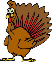 Clipart Turkey Animation Transparent - Turkey Animated Png