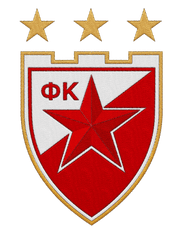 Stitched Logo Tutorial - Red Star Belgrade Logo Png