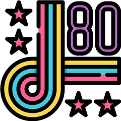 Eighties Decade Vector Svg Icon - Dot Png