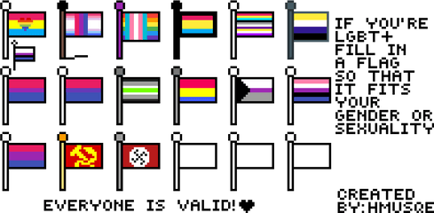Pixilart - Rainbow Flag Png