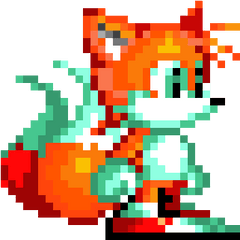 Sonic Mania Tails Pixel Art Maker - Tails In Sonic Mania Png