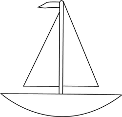 Sailboat Black And White Boat Clip Art Free - White Boat Graphic Png