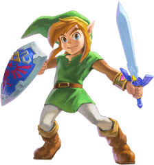 The Legend Of Zelda Transparent Png - Zelda A Link Between Worlds Link