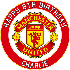 Manchester United Football Club - Manchester United Cupcake Toppers Png