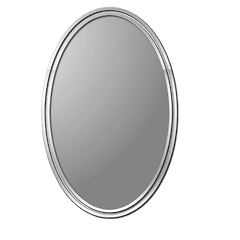 Circle Mirror - Oval Mirror Transparent Background Png