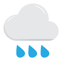 Weather Rain Raining Cloud Cloudy Free Icon Of - Language Png