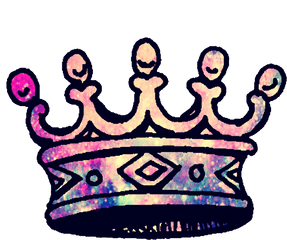 Ftestickers Crown Queen King Glitter - Four Crowns Png