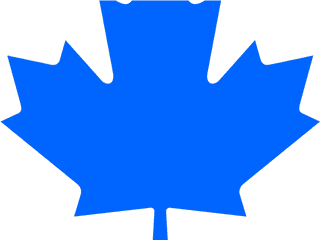 Maple Leaf Clipart File - Canadian Maple Leaf Png Download Blue Canadian Maple Leaf