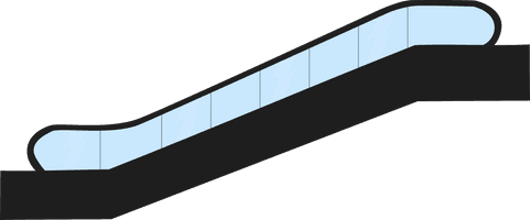 Vector Escalator Free Transparent Image HD - Free PNG