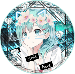 Icon Animegirl Miku Vocaloid Image By Kate - Girly Png