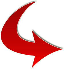 Red Arrow Curved Downright - Pearltrees Full Size Png Animated Arrow Gif