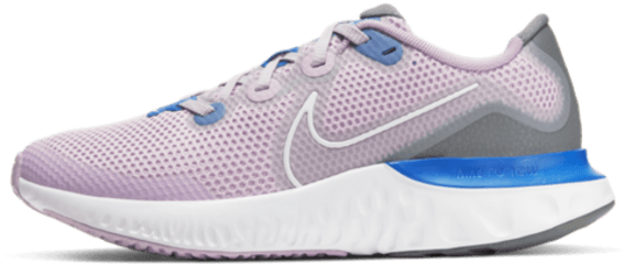 Nike Girls Renew Run Running Shoes Iced Lilacwhitesmoke - Ct1430510 Png