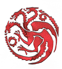 Tyrion Lannister And Rhaenys Targaryen - Targaryen Game Of Thrones House Logos Png
